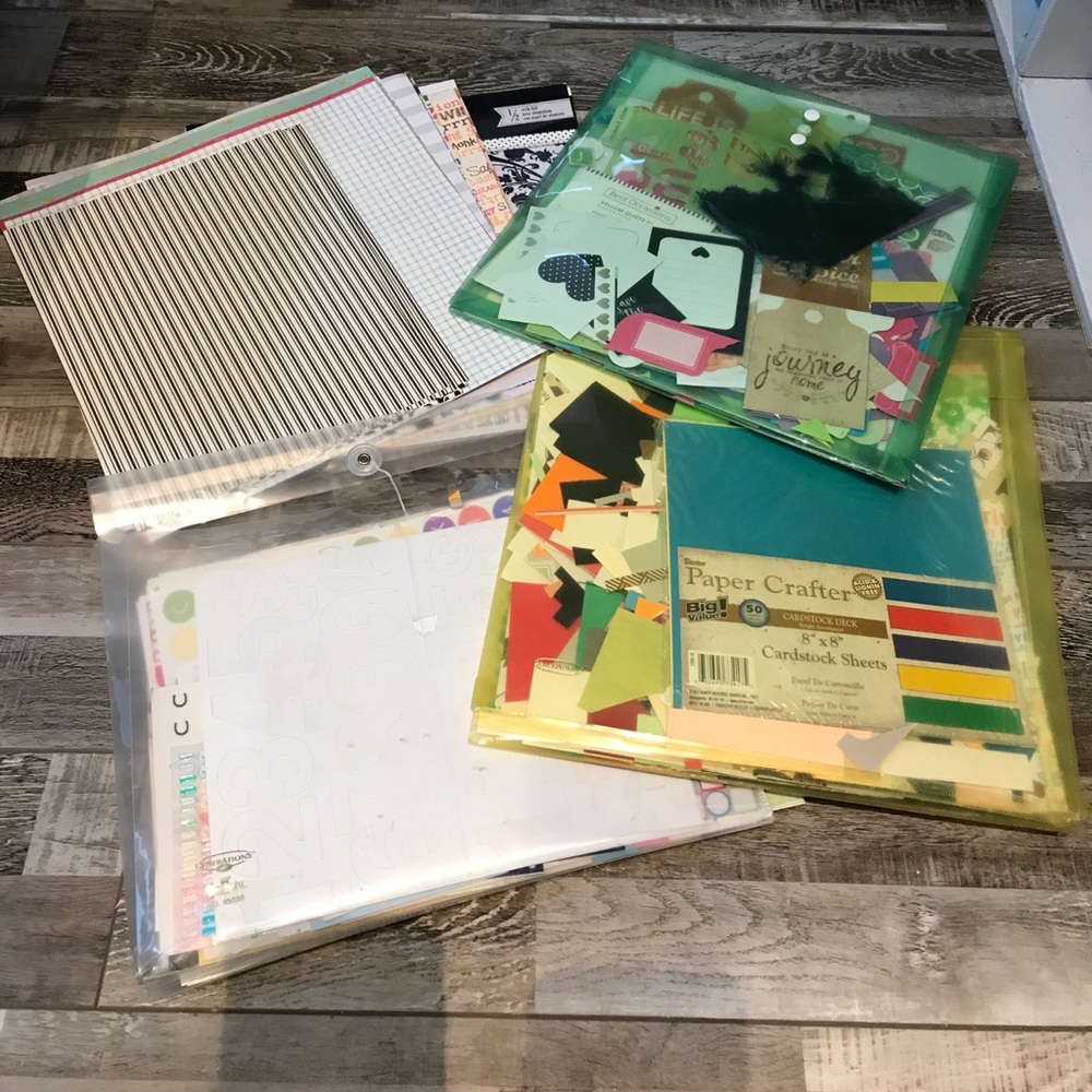 Miscellaneous scrapbook supplies